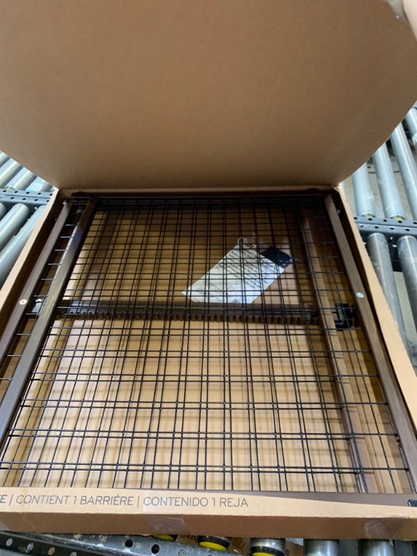 Photo 1 of Evenflo Position and Lock Tall and Wide Baby Gate, Box Packaging Damaged, Moderate Use, Scratches and Scuffs on item
