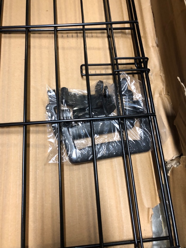 Photo 6 of ***MAJOR DAMAGE TO PACKAGING****MidWest iCrate Fold & Carry Single Door Collapsible Wire Dog Crate, 42 inch