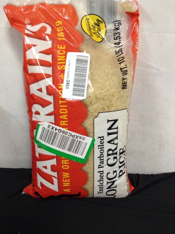 Photo 2 of Zatarains Enriched Parboiled Long Grain Rice, 10 lbs