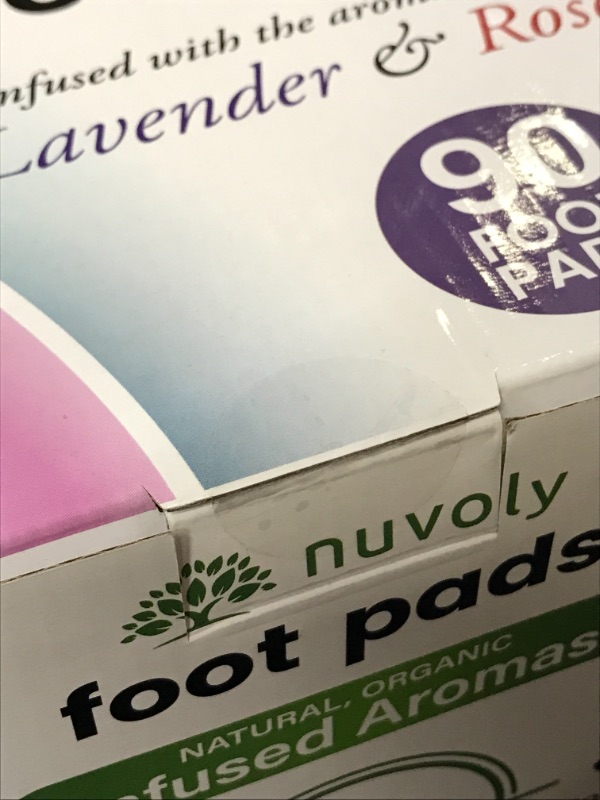 Photo 5 of Nuvoly Foot Pads, All Natural and Organic Formula, Upgraded 2 in 1 Patches (1 Pack Lavender & Rose (90 Foot Pads))
