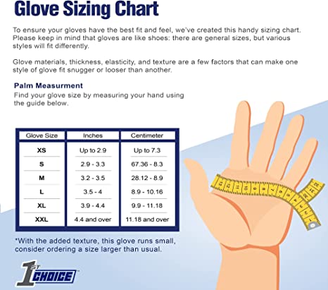 Photo 4 of 1st Choice Orange Nitrile Disposable Gloves, Raised Diamond Texture, Latex-Free, Food-Safe, Auto, Mechanic, Cleaning, SIZE: XL
