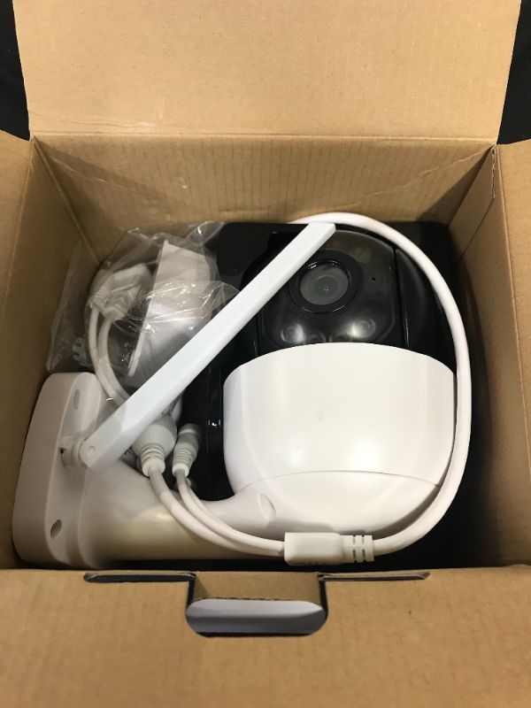 Photo 1 of 5MP Security Camera Outdoor, 1080P HD Wi-Fi Home Security Cameras with Pan/Tilt 360 View, Two Way Audio for Video Security, Support Motion & Human-Shape Detection IP66
