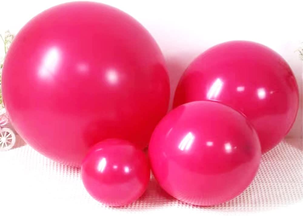 Photo 1 of 125 Pack Balloons, Helium Latex Balloons (HOT PINK)
