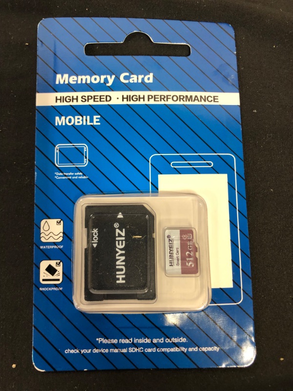 Photo 2 of 512GB Micro SD Card High Speed Memory Card for Smartphone Digital Camera Tablet and Drone
