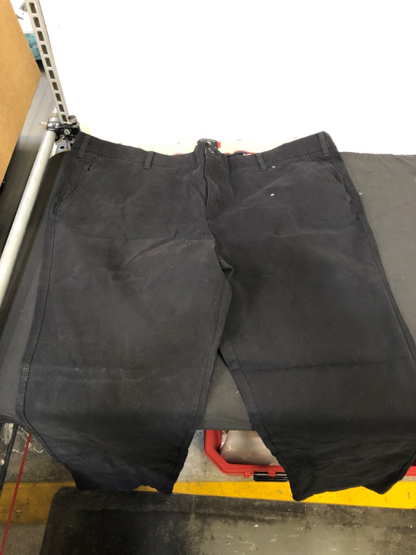 Photo 1 of Dockers Men's Straight Fit Ultimate Chino with Smart 360 Flex BLACK 
SIZE 48