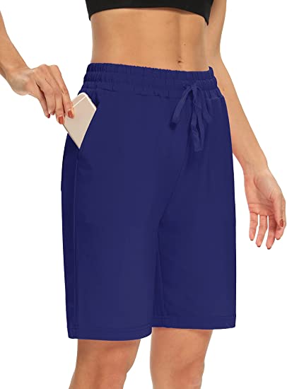 Photo 1 of DIBAOLONG Women's Loose Comfy Drawstring Lounge Yoga Shorts with 3 Pockets--Sizwe 3XL 