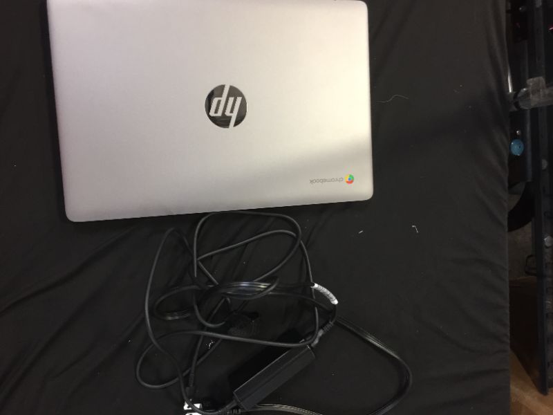 Photo 10 of HP Chromebook 14 Laptop, Intel Celeron N4020, 4 GB RAM, 32 GB eMMC, 14” HD Micro-Edge Display, Chrome OS, Thin & Portable, 4K Graphics, Backlit Ash Gray Keyboard (14a-na0024nr, 2021, Mineral Silver)
