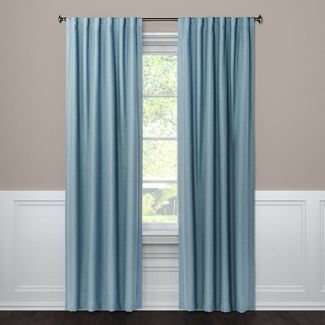 Photo 1 of 2pc Blackout Aruba Linen Window Curtain Panel - Threshold