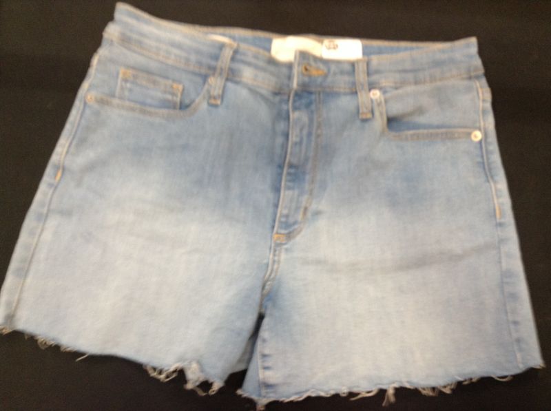 Photo 1 of  High-Rise Midi Jean Shorts - Universal Thread---Size 8/29R