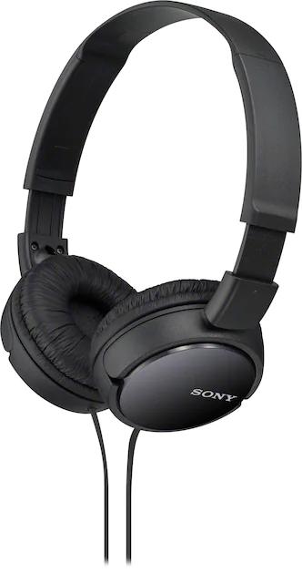 Photo 1 of Sony - ZX Series Wired On-Ear Headphones - Black
