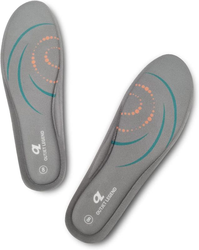 Photo 1 of  Shoe Insoles,Memory Foam Insoles for Men?Comfort Shoe Inserts?Replacement Shoe Innersoles for Running Shoes Work Boots, SIZE 12