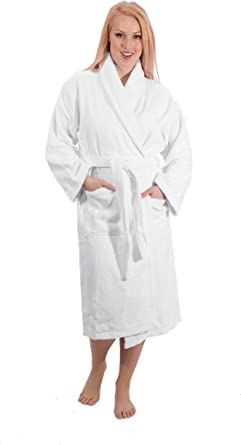 Photo 1 of Classic Turkish Towels - Unisex Premium Cotton Terry Cloth Bathrobe - Soft Absorbent Luxury Plush Long Robe
SIZE XL