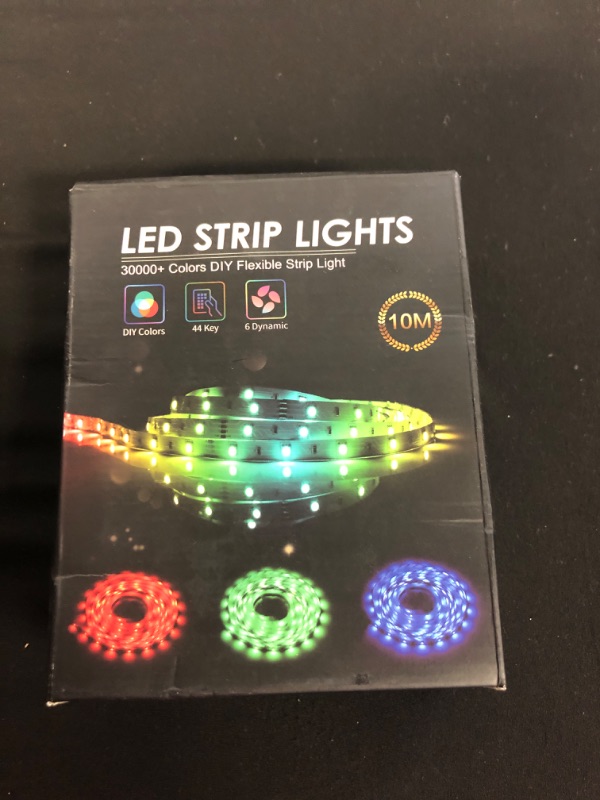 Photo 2 of LED Strip Lights 32.8ft, Color Changing Strip Light with 44 Keys Remote, Multiple Colors and Dynamic Modes Decor Lighting for Room, Party, Festival

