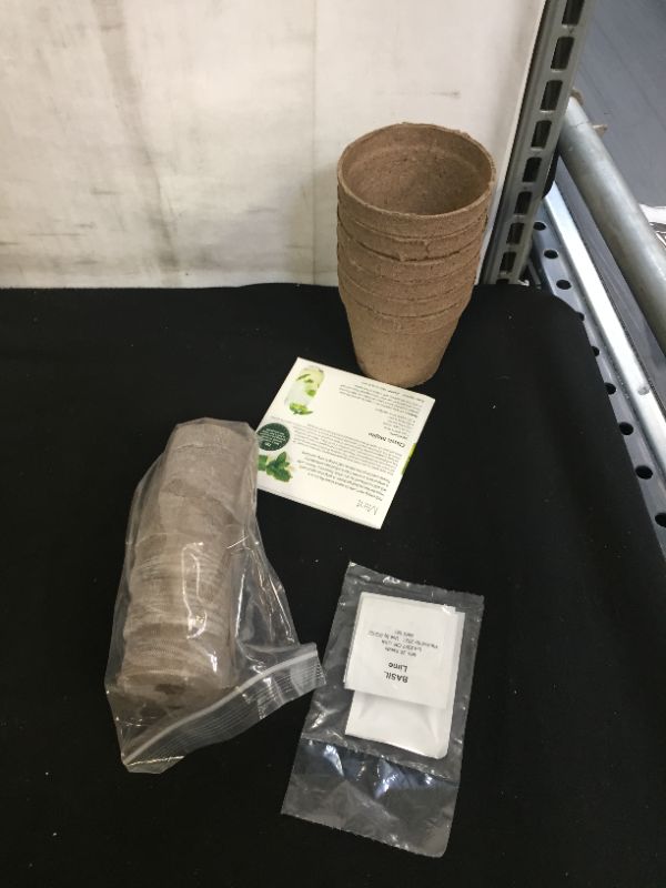 Photo 1 of ??Plant Theatre Cocktail Herb Growing Kit - Grow 6 Unique Indoor Garden Plants for Mixed