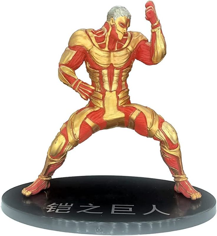 Photo 1 of Attack Titan Action Figure 15cm The Armored Titan Anime Figure PVC Nendroid Model, FACTORY SEALED 