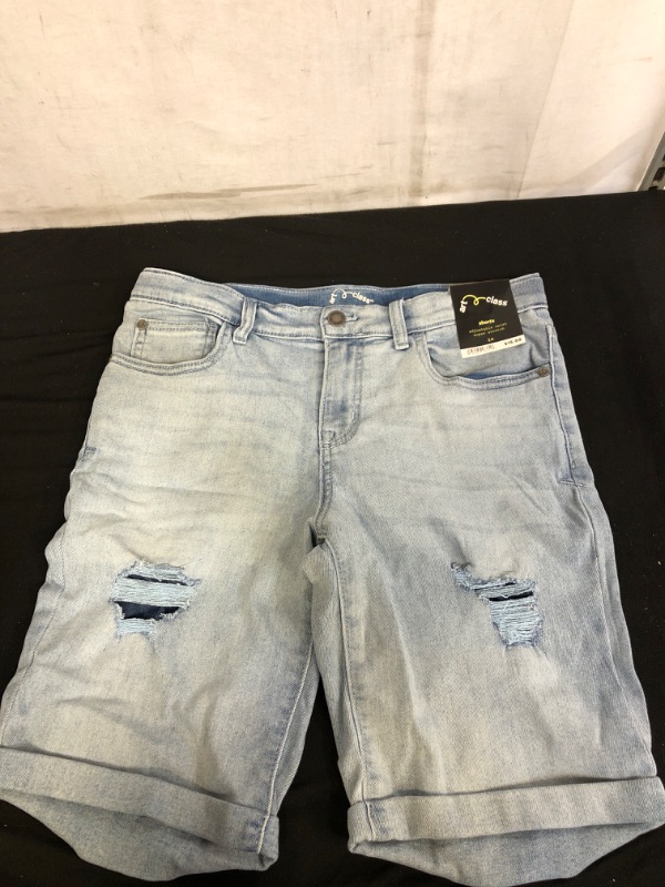 Photo 2 of Boys' Destructed Jean Shorts - Art Class™ Light Wash SIZE 14