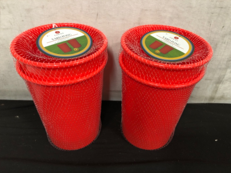 Photo 1 of 2 pack Yard Pong Outdoor Game Buckets - 2 buckets and 1 ball Set
