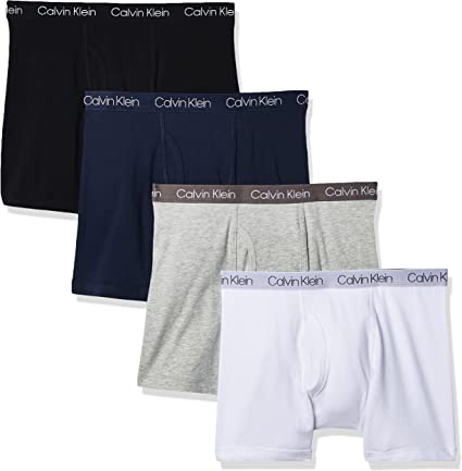 Photo 1 of Calvin Klein Boys Underwear 4 Pack Boxer Briefs Value Pack XL
