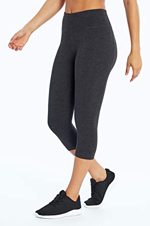 Photo 1 of Bally Total Fitness Womens High Rise Tummy Control Capri Legging LARGE 