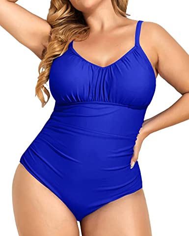 Photo 1 of Aqua Eve Plus Size Swimsuit for Women Tummy Control One Piece Bathing Suit Vintage Swimwear. SIZE 12 W 
