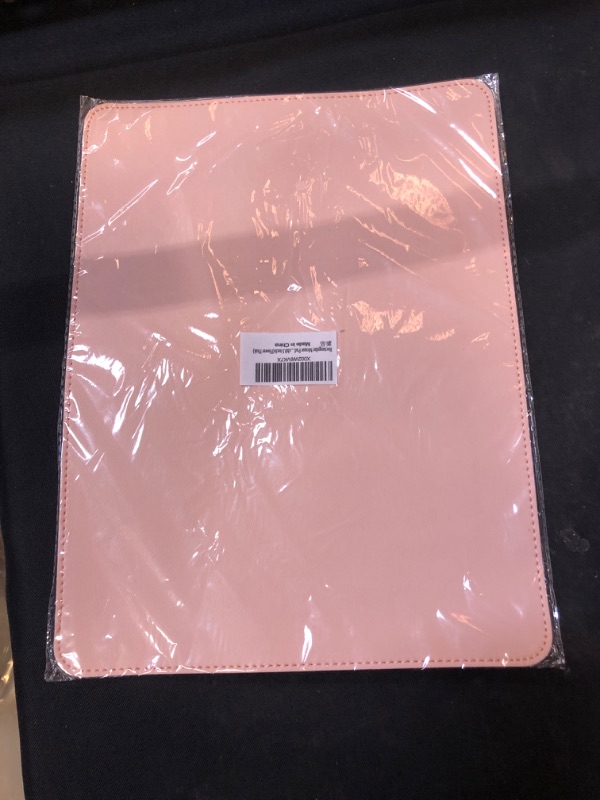 Photo 1 of Rectangular Mouse Pad with Stitched Edges Natural Cork Base, Non-Slip, Waterproof, Suitable for Computer, Laptop, Office and Home, 1 Pack, 11.8" 9.5"(Pink Flower)
