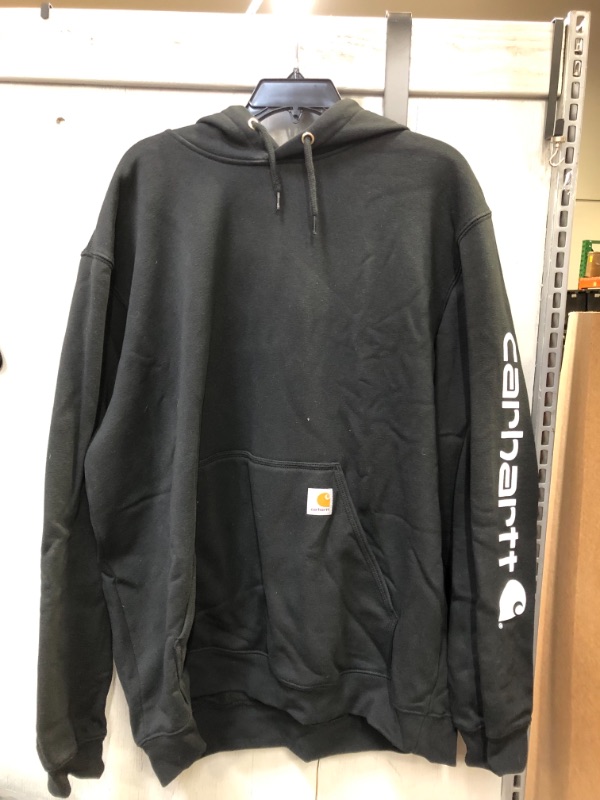 Photo 2 of Carhartt Men's Loose Fit Midweight Logo Sleeve Graphic Sweatshirt---Size XL loose fit