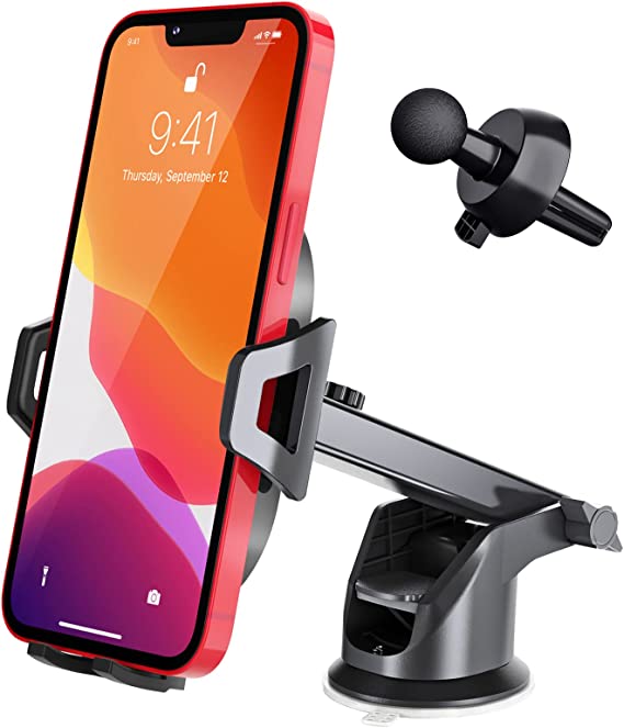 Photo 1 of Fancyeel Car Phone Holder [Super Suction & Stability] 3-in-1 Universal Phone Monut for Car Suitable for Car Windshield Dashboard Vent Compatible with All Mobile Phones
