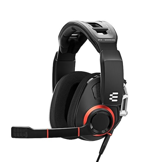 Photo 1 of EPOS - GSP 500 High-end, open acoustic multi-compatible wired headset for home gaming - Black and Red --- FACTORY SEALED 
