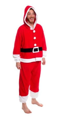 Photo 1 of FUNZIEZ! by Silver Lilly Unisex One Piece Cosplay - Holiday Santa Claus Costume -= SIZE LARGE 
