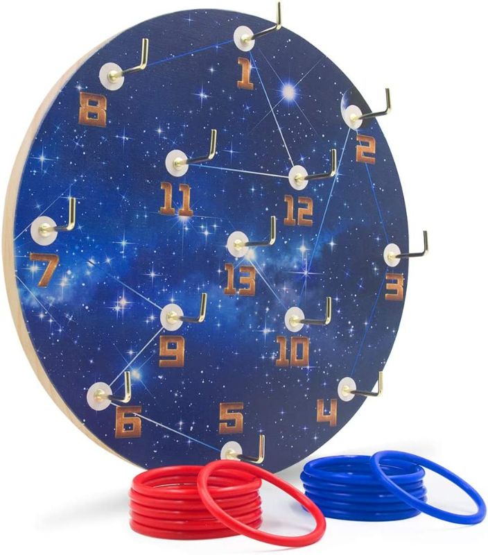 Photo 1 of Field Wall-Mounted Ring Toss Game,Game for Adults and Kids,Safety Darts,Bar Games,Family Games,Wall Games for Indoor and Outdoor (Constellation Pattern)
