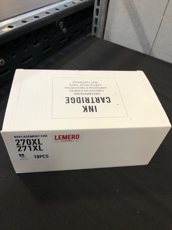 Photo 1 of LemeroSuperx compatible ink cartridge replacement for cannon 270XL 271XL PGI-270XL CLI-270XL work for Pixma TS5020 TS6020 MG7720 TS9020 TS8020 TS56020 (PGBK, BK, Cyan, Magenta, Yellow, 18 pack)