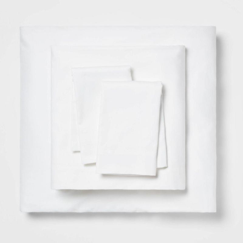 Photo 1 of 100% Cotton Sheet Set - Room Essentials™- SIZE TWIN/TWIN XL
