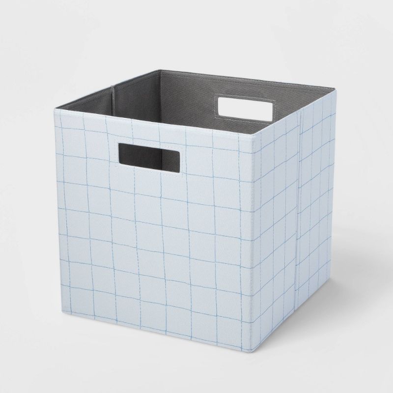 Photo 1 of 13" X 13" Fabric Bin Stitch Grid - Brightroom- 2 PACK
