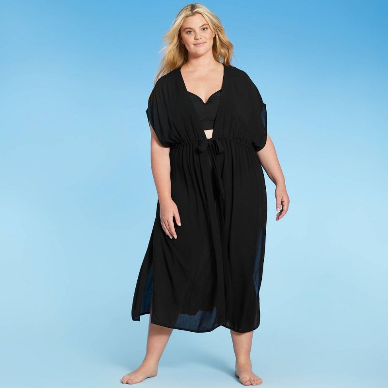 Photo 1 of 2PCS MISC WOMENS CLOTHING- SIZE L- BATHING SUIT COVER UPS