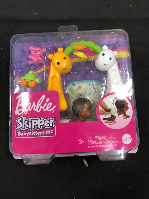 Photo 2 of ?Barbie Skipper Babysitters Inc. Crawling and Playtime Playset