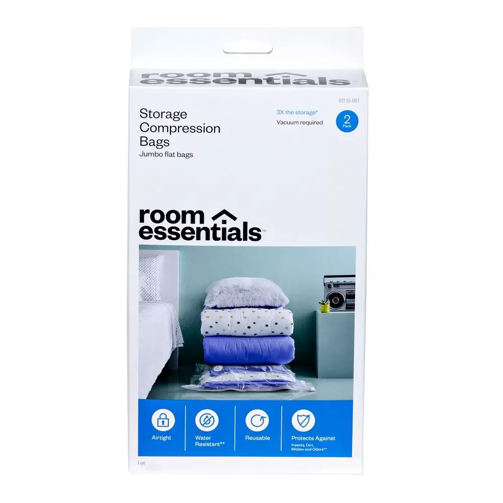 Photo 1 of 2 Compression Bags Jumbo Clear - Room Essentials