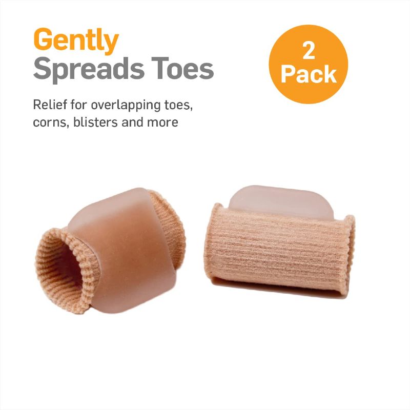 Photo 3 of 3 ITEM COUNT Tikaton Bunion Corrector & Bunion Relief Protector Sleeves Kit for Women Men (7Pcs), Orthopedic Bunion Splint for Big Toe Pain Relief and Toe Straightening, Hallux Valgus Brace for Day/Night Support &NatraCure Gel Toe Spreaders & Spacer (with