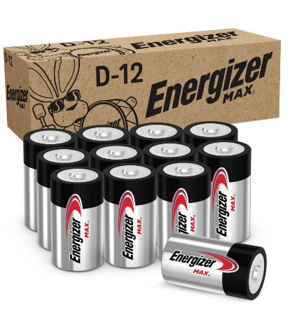Photo 1 of Energizer MAX D Batteries (12 Pack), D Cell Alkaline Batteries ( USED)
