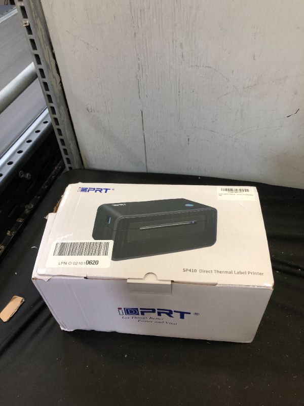 Photo 1 of Shipping Label Printer - 2022 Upgraded iDPRT 150mm/s Thermal Label Printer, Label Printer for Shipping Packages & Small Business, Compatible with Shopify,eBay,Amazon&Etsy,etc,Support Windows,Mac,Linux ( TURNS ON ,UNABLE TO TEST ITEM ) 
