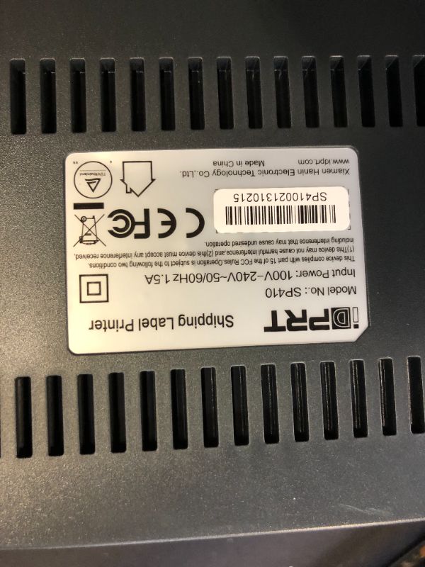 Photo 1 of Shipping Label Printer - 2022 Upgraded iDPRT 150mm/s Thermal Label Printer, Label Printer for Shipping Packages & Small Business, Compatible with Shopify,eBay,Amazon&Etsy,etc,Support Windows,Mac,Linux ( TURNS ON ,UNABLE TO TEST ITEM ) 
