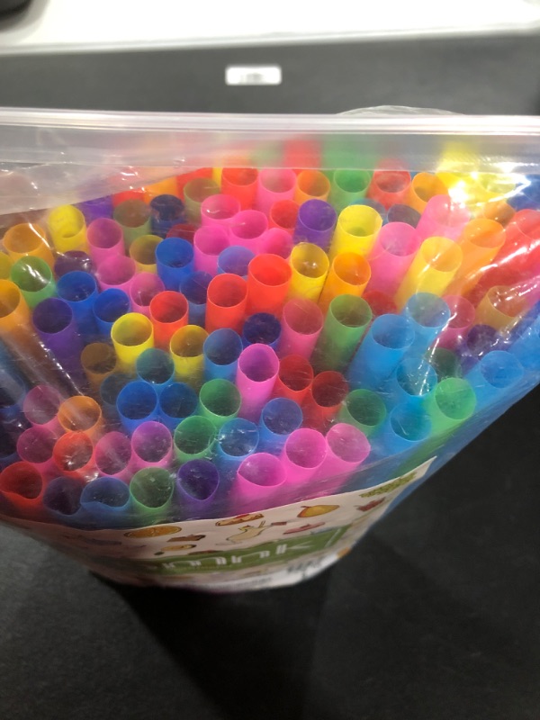 Photo 2 of 120 piece plastic straws