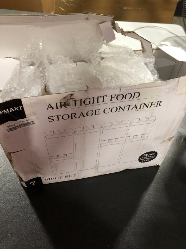 Photo 2 of Airtight Food Storage Containers, may be missing one container