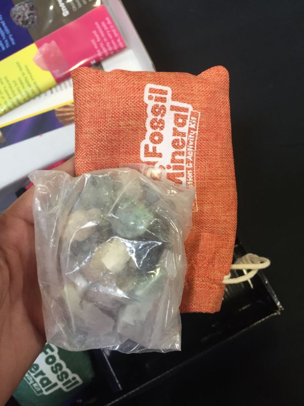 Photo 5 of Rock Collection for Kids. Includes 250+ Bulk Rocks, Gemstones & Crystals + Genuine Fossils and Minerals - 2 Lbs. - Geology Science STEM Toys, Gifts for Boys & Girls Ages 6+. Earth Science Activity
