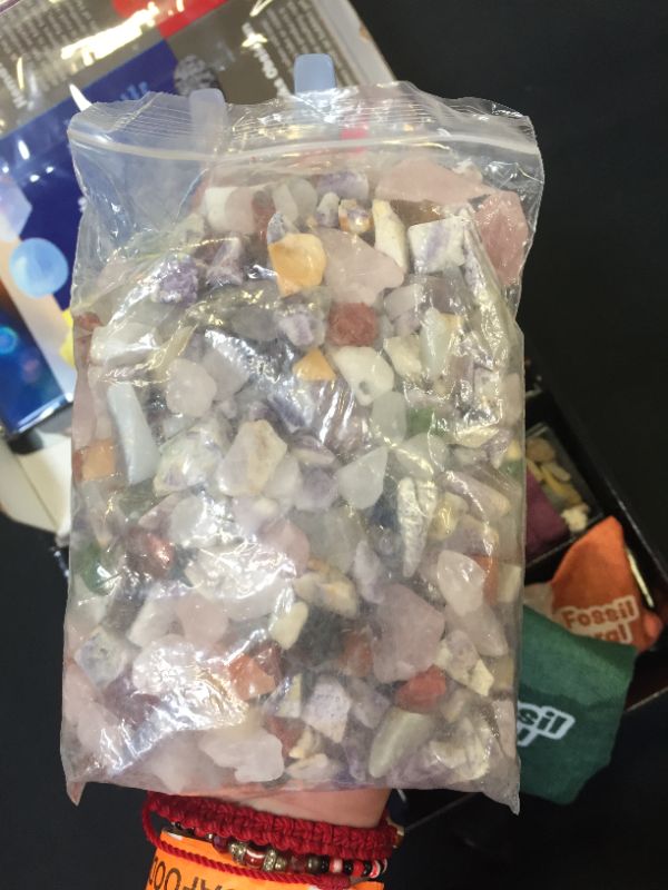 Photo 7 of Rock Collection for Kids. Includes 250+ Bulk Rocks, Gemstones & Crystals + Genuine Fossils and Minerals - 2 Lbs. - Geology Science STEM Toys, Gifts for Boys & Girls Ages 6+. Earth Science Activity
