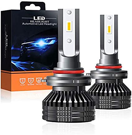 Photo 1 of 9005/HB3/H10 highlight led car headlights led headlight bulbs 60W 10000 Lumens Super Bright LED Headlights Conversion Kit 6000K White IP68 Waterproof
