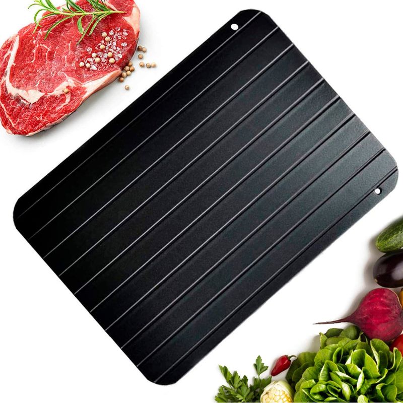 Photo 1 of Fast Defrosting Tray for Frozen Food Thawing - Plate Defrost Meat for Frozen Meat & Food, Defrosting Mat Thaw Meat Quickly, Eco-Friendly, No Chemicals, No Electricity, No Microwave
