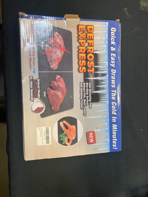 Photo 3 of Fast Defrosting Tray for Frozen Food Thawing - Plate Defrost Meat for Frozen Meat & Food, Defrosting Mat Thaw Meat Quickly, Eco-Friendly, No Chemicals, No Electricity, No Microwave