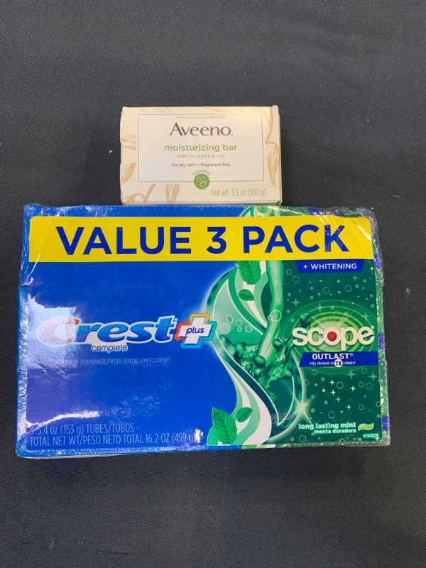 Photo 1 of 2 PCS- VARIOUS BATHROOM NECESSITIES***TOOTHPASTE EXP 05/2023