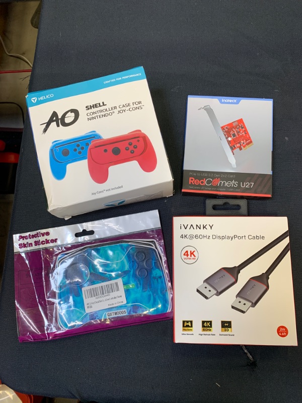 Photo 1 of 4PCS GAMING AND ELECTRONICS BUNDLE