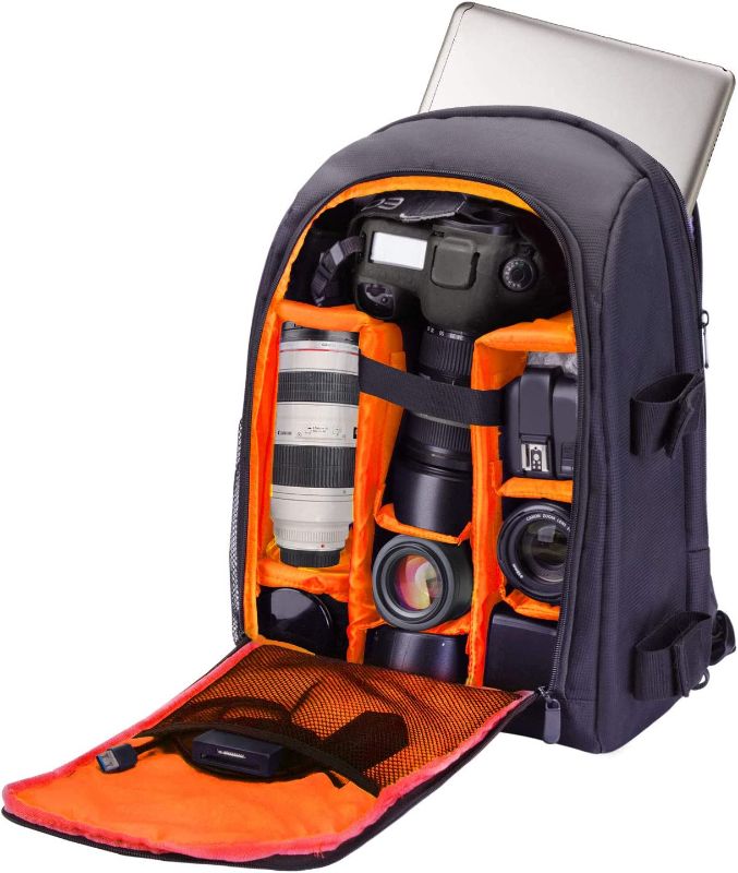 Photo 1 of 
G-raphy Camera Bag Backpack Photography Backpack with Laptop Room / Tripod Holder for DSLR SLR Cameras / Mirorrless Cameras and other accessories